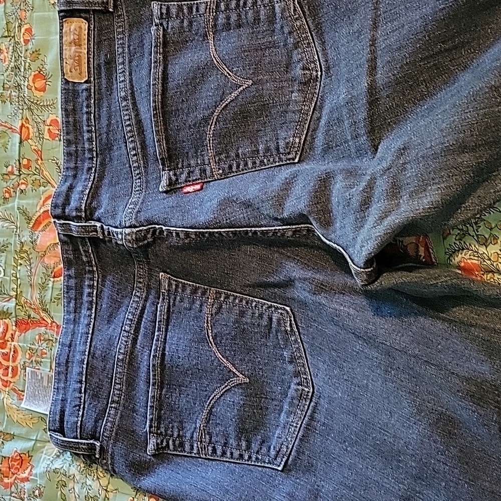 Levi's Mid Rise Skinny Jeans Size 16 Short 33x30 - Picture 6 of 6